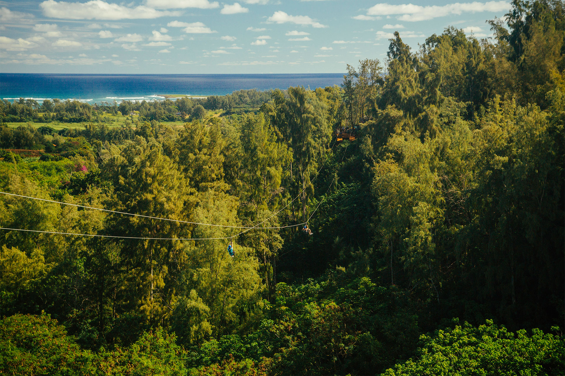 zip lining