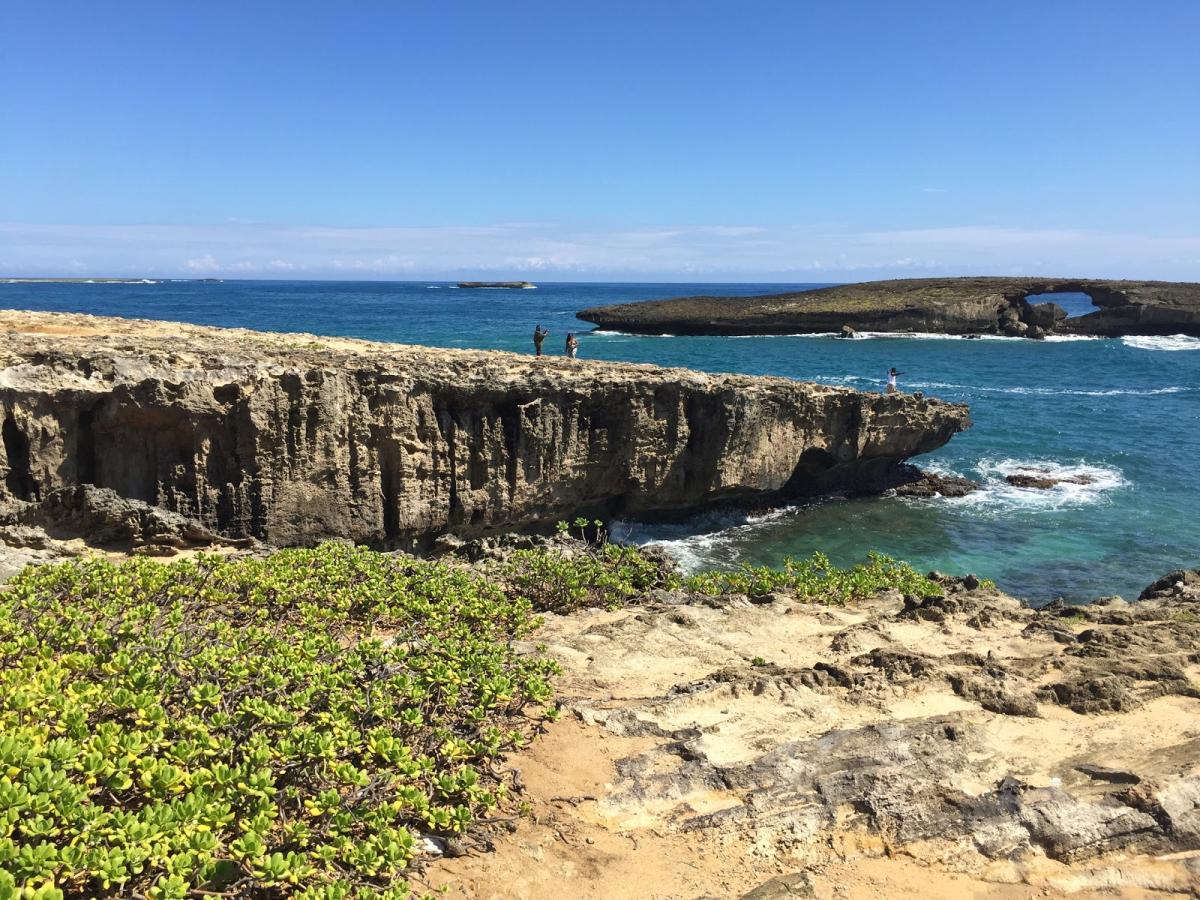 Laie Point, a cliff on Oahu that juts into the ocean