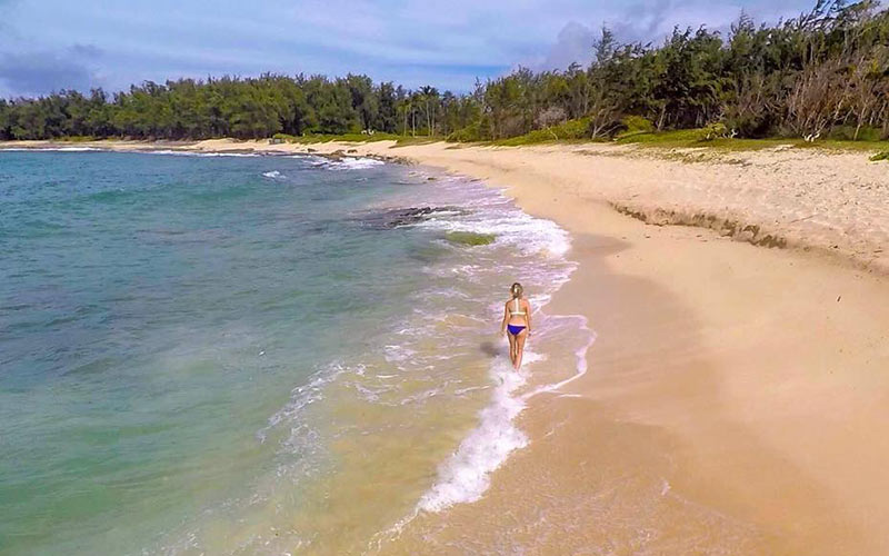 Kings Walk Beach at Turtle Bay Resort