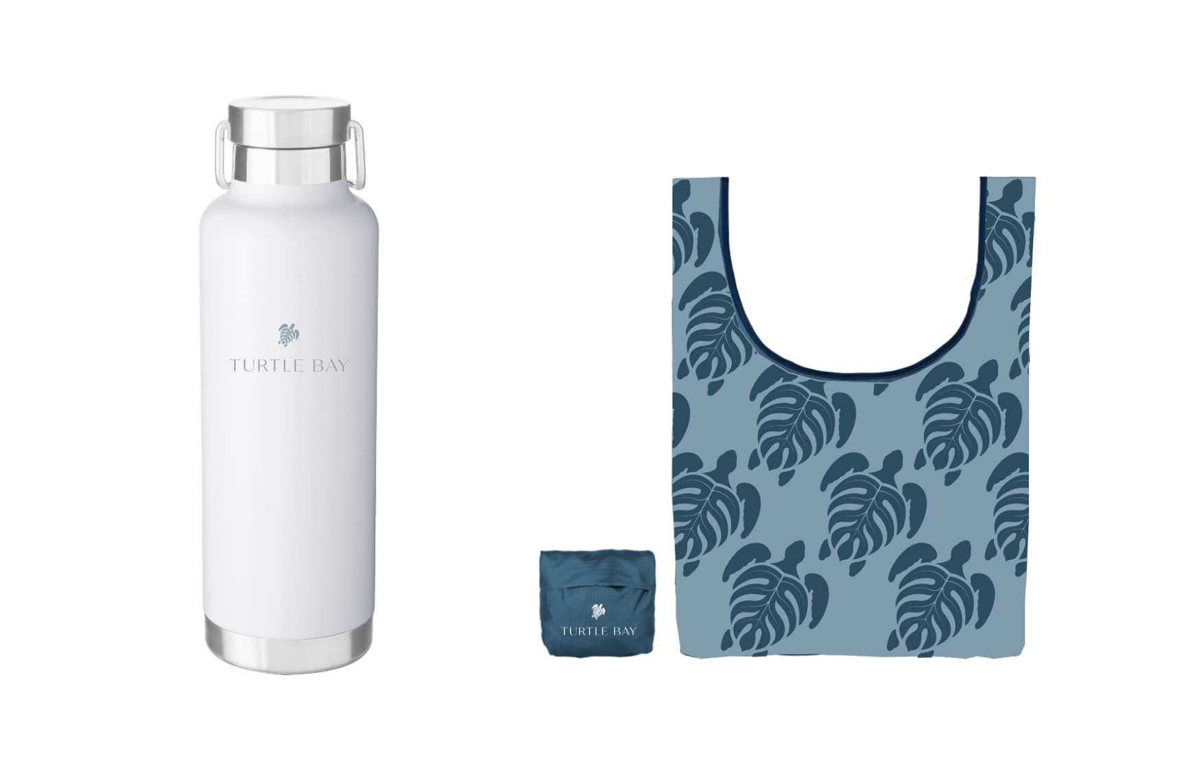 Turtle Bay Reusable Bottle and Bag