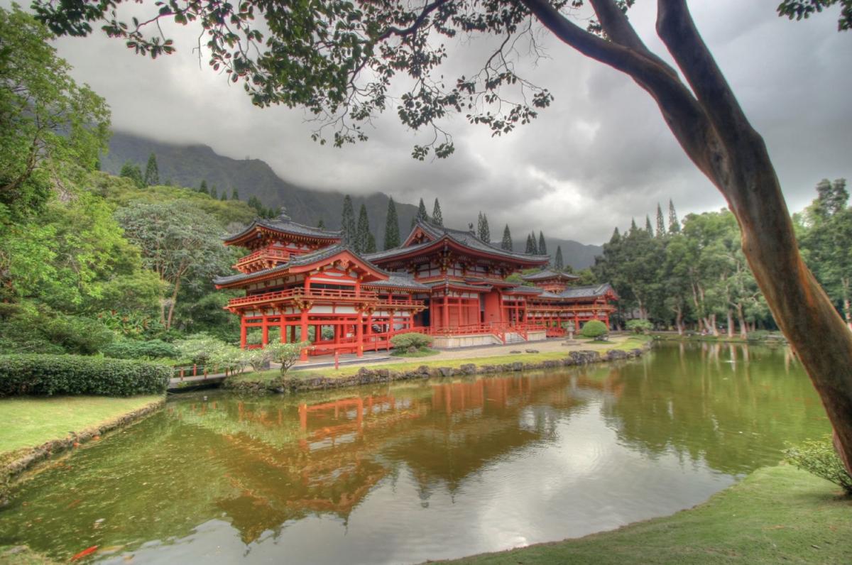 The Byodo-In Temple on Oahu