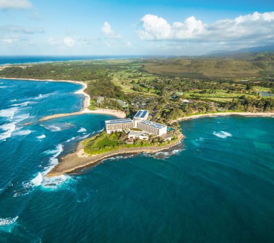 Turtle Bay Resort Aerial