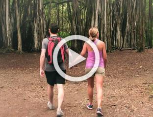couple hiking
