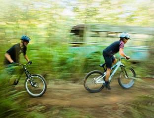 mountain biking