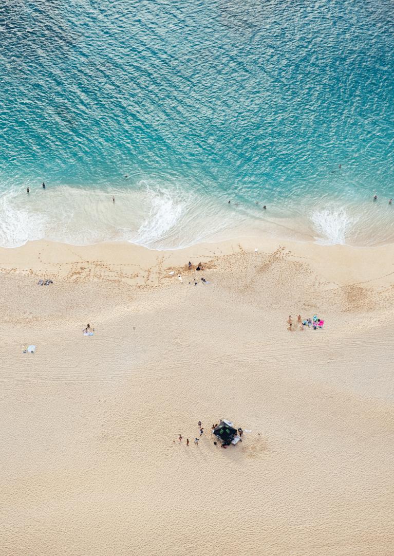 Drone Sunset Beach