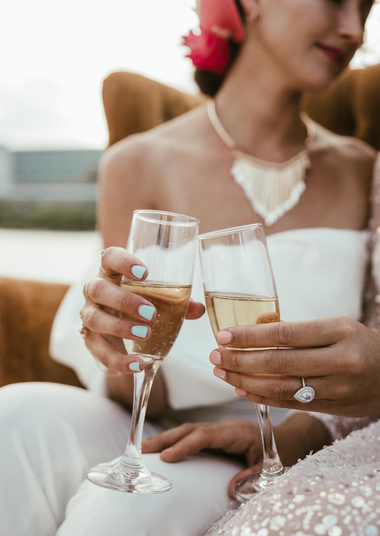 Brides by the beach