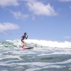 Girl Surfing