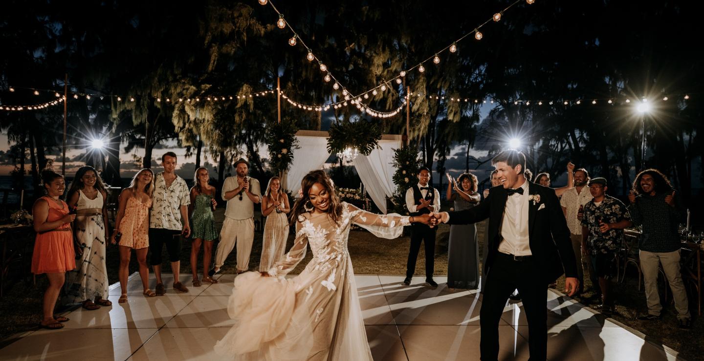 Wedding Reception at Secret Cove