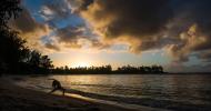 yoga on the beach